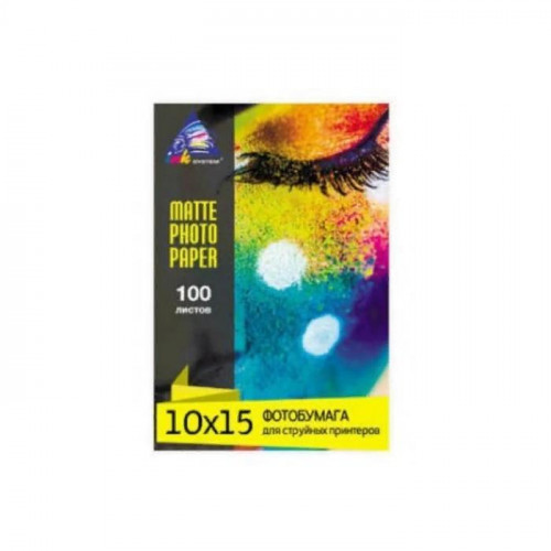 Фотобумага INKSYSTEM матовая 230г 10x15, 100 листов