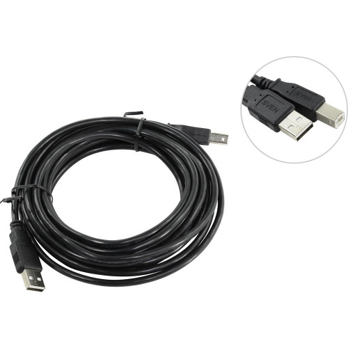 Кабель Sven USB2.0 Am-Bm 5m