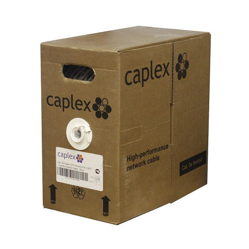 Кабель Caplex 5e U/UTP 4 пары 24AWG, ПВХ 305 м