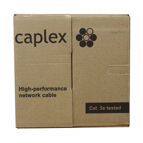 Кабель Caplex 5e U/UTP 4 пары 24AWG, ПВХ 305 м
