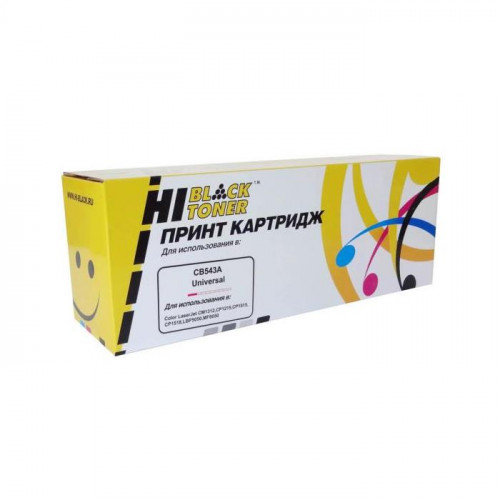 Картридж Hi-Black CB543A/CE323A для HP CLJ 1400 стр. пурпурный