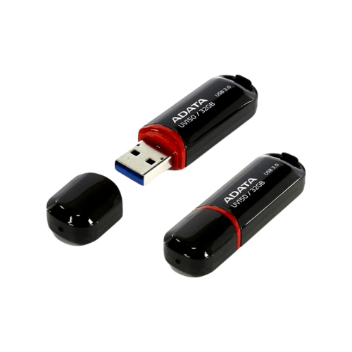 Флешка 32GB A-DATA UV150, USB 3.0, Черный