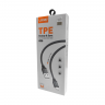 Кабель Lightning USB LDNIO LD_B4486 LS441 2.4A 1m медь: 86 жил Gray