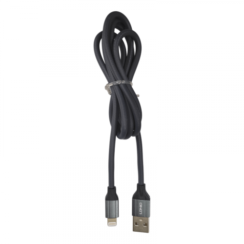 Кабель Lightning USB LDNIO LD_B4486 LS441 2.4A 1m медь: 86 жил Gray