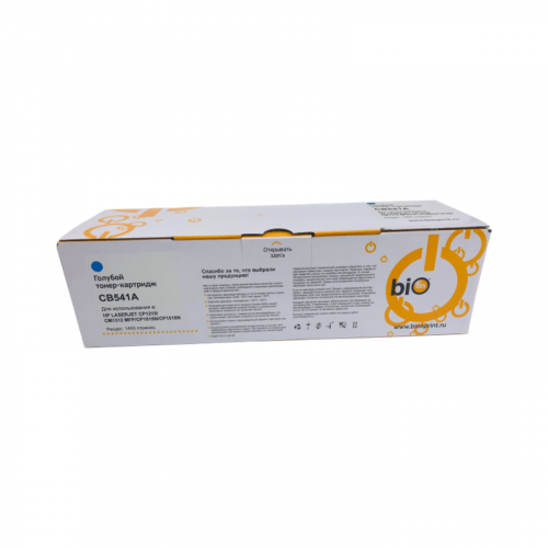 Картридж Bion CB541A для HP CLJ голубой 1400 стр
