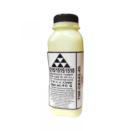 Тонер HP CLJ CP 1215/1515/1518 Yellow, 45 гр, AQC