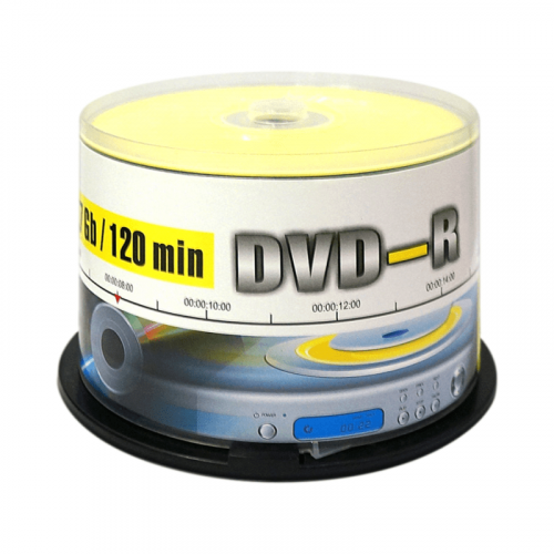 Диск DVD-R Mirex 4.7 Gb, 16x, Cake Box (50) 1шт