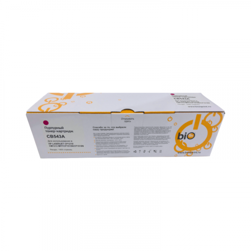 Картридж Bion CB543A для HP CLJ красный, 1400 стр.