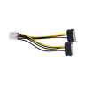 Разветвитель питания видеокарты 2xSATA->PCI-Express 8pin Cablexpert CC-PSU-83