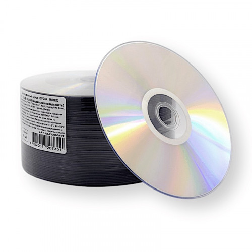 Диск DVD-R Mirex 4.7 Gb, 16x, Shrink (50), Blank (50) 1шт