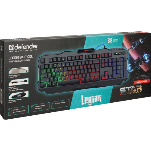 Игровая клавиатура Legion GK-010DL RGB подсветка