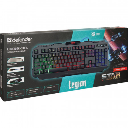 Игровая клавиатура Legion GK-010DL RGB подсветка