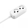 Удлинитель BURO BU-PSL2.3/W 2 розетки, 3 м, белый