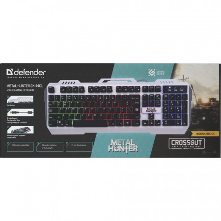Игровая клавиатура Metal Hunter GK-140L RGB подсветка