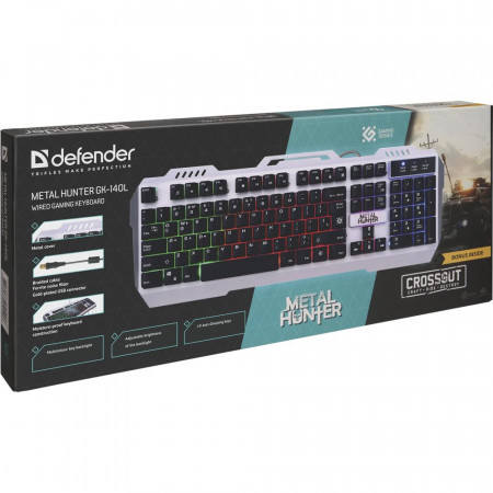Игровая клавиатура Metal Hunter GK-140L RGB подсветка