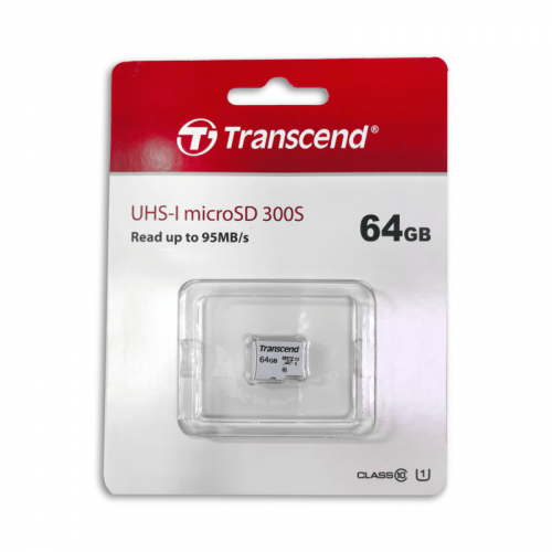 Карта памяти microSDHC 64GB Transcend Class 10 UHS-I U1