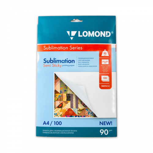 Сублимационная бумага Lomond А4, 90 г/м2, 100л