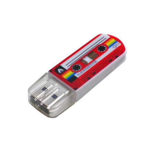 Флешка 32GB Verbatim Mini Casette Edition, USB 2.0, red