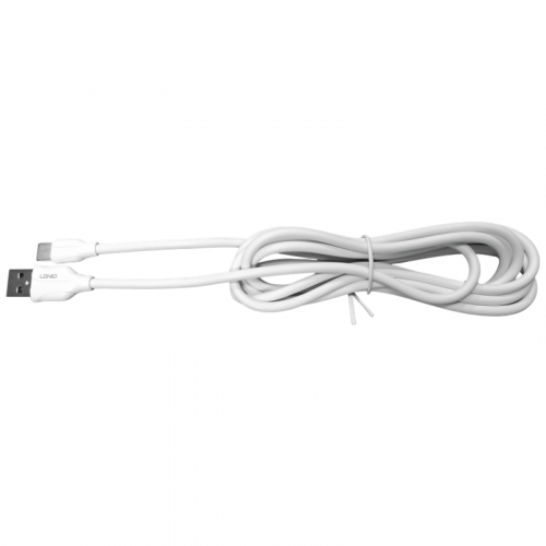 Кабель Type-C USB LDNIO LD_B4524 LS362 2.4A 2m медь: 120 жил White