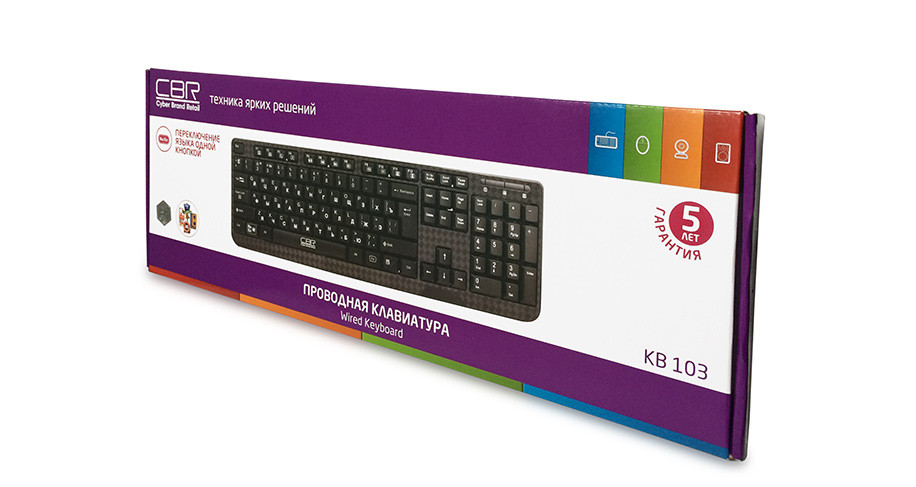 Клавиатура CBR KB 103 Black USB