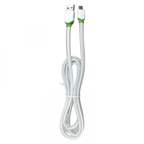 Кабель Micro USB LDNIO 2.4A 2m медь: 120 жил White LD_B4509 LS35